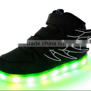 cool led light shoes,new arrival wholesale OEM customized luminous fluocrescent light running shoes stylish top shoes
