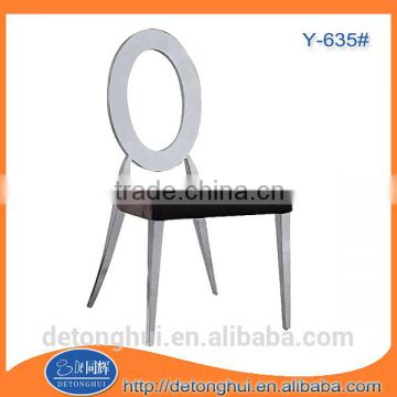 Dining room furniture stainless steel dinner chair Y-635#