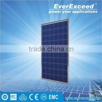 EverExceed 280w Polycrystalline Solar Panel for solar home system mounted in roof