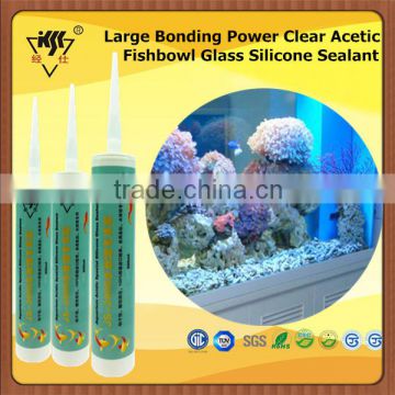 Large Bonding Power Clear Acetic Fishbowl Glass Silicone Sealant