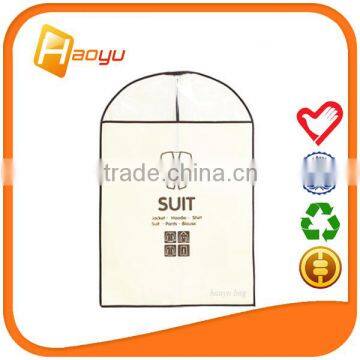 Recycle non woven mini garment bag logo print for suit and dress