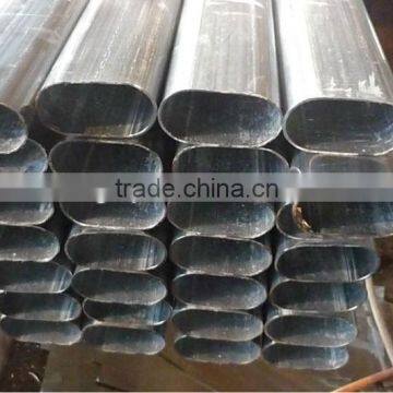 Q195 flat oval steel pipe cold drawn galvanized