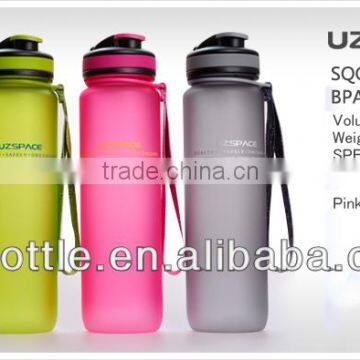 Frosted bottle with 1000ml