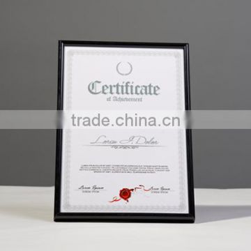 cheap black white golden silver colorful metal aluminum photo frame certificate frame