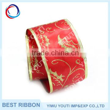 high quality Fashion christmas ribbon for deacoration