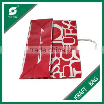 CUSTOMIZED RETAIL PACKAGE PAPER SHOPPING FOLDABLE BAG