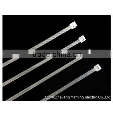 Plastic Nylon Cable Ties 8*450mm 100pcs/bag high quality width 7.2mm black white Standard Self-locking Wire Zip Tie soft cable