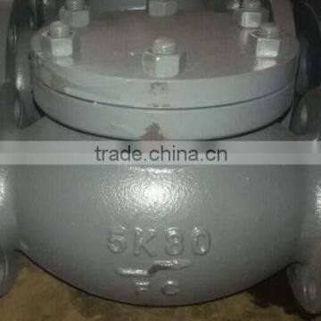 Marine Cast Iron Lift Check Globe Valve JIS F7358 5K