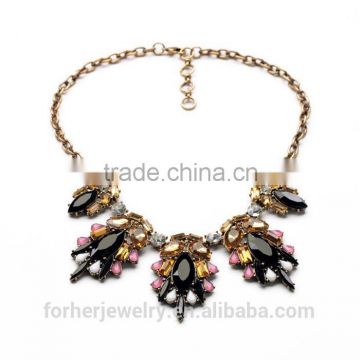 Available item 2015 fashion statement necklace for women SKA4725