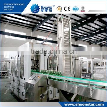 Stable operation Automatic Glass Bottle Juice Hot Bottling Device