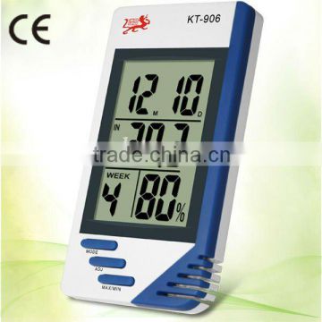 digital hygrometer KT906 automatic clock