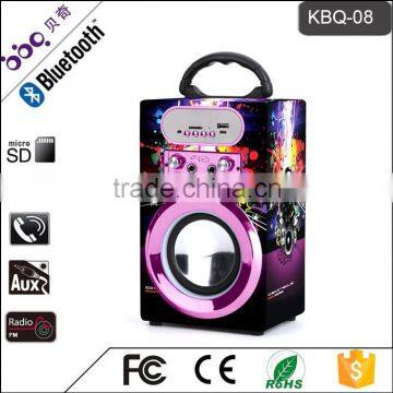 BBQ KBQ-08 10W 800mAh DJ Empty Speaker Box