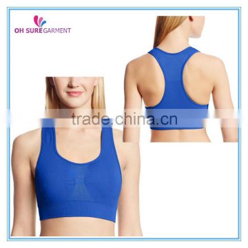 supplex/spandex womens dry fit sports bra OEM factory