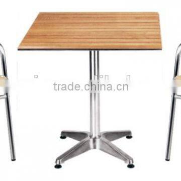 China manufacturer wood table and chair outdoor furniture set