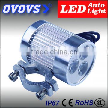 china automotive 12v 15w electric motorcycle flashing/strong light led headlight