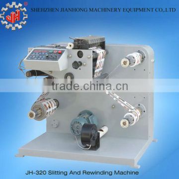 JH-320 automatic slitting machine used in plastic film, label ,paper cutting