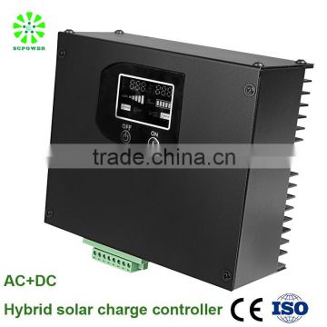 AC DC MPPT hybrid solar charge controller 10A 12V for on grid solar lighting system