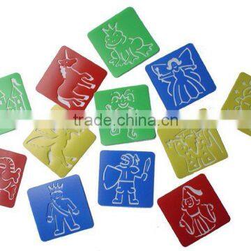 plastic painting stencil for children