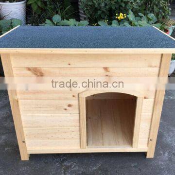 Flat and waterproof roof custom wooden dog house for sale