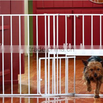 RH-4650 Carlson expandable metal child and pet safety gate with doors dog gate