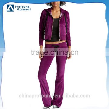 wholesale custom designs corduroy comfortable color fashion hoody women hoodies with zipper suits
