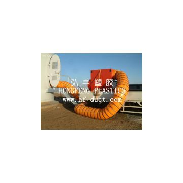 vent flexible duct with fire retardant