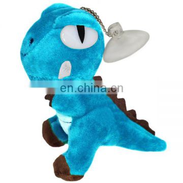 CE Certification Plush Blue Color Dinosaur Keychains 2017 Funny Big Eyes Stuffed Soft Animal Toy Plush Dragon Pendant