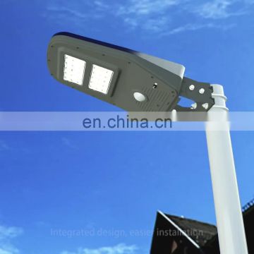 Courtyard remote luces exterior solar street light separated