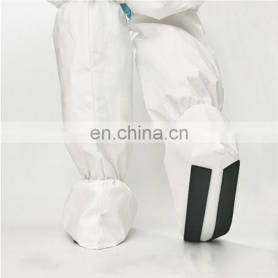 Disposable Medical  waterproof long boot shoes cover  Non Woven High Knee Long Shoe Covers