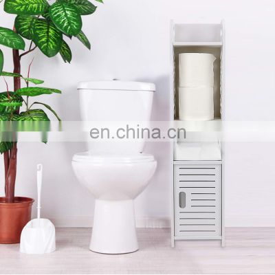 White bathroom furniture cabinet with Doors and Shelves