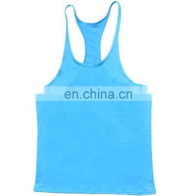 Sports Cotton Boy's Muscle Singlet Sleeveless Travel Vest Gym Mens Tank Top Bodybuilding Fitness