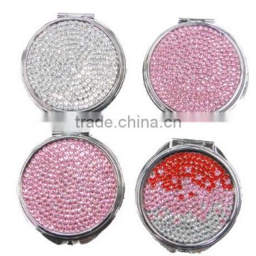 Bling Crystal Round Mirror