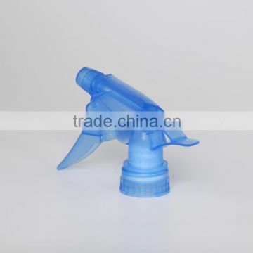 2015 New Design High Quality 28/410 YuYao Transparent Blue Model A Plastic Cleaning Sprayer