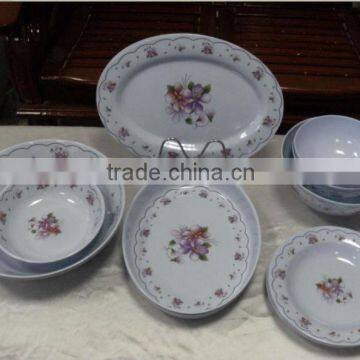 melamine dinner set for 5 people