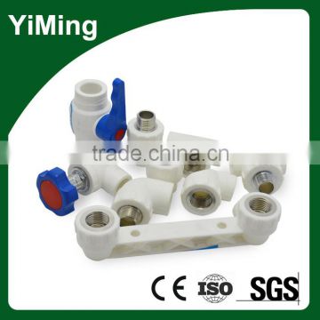 YiMing plastic fittings brass ball valve price on sale