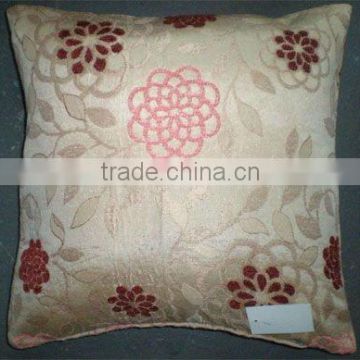 Chenille flower design cushions