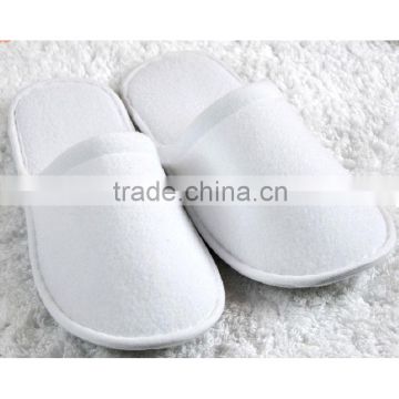 High Quality Nap Cloth Fabric Slipper for Hotel, White Color, One-off