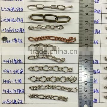 Very popular metal chain in the world.Classic chain,handbag chain necklace chain.decorative metal chain