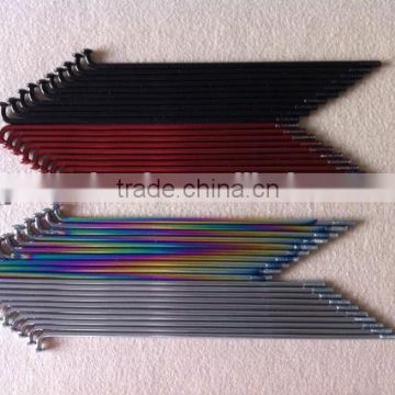 colorful motorcycle nipples and spokes /stainless steel spokes and nipples