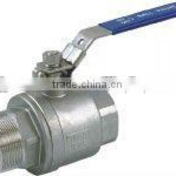 2 pieces ball valve male and female threaded