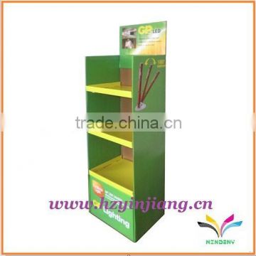 China manufacturer durable creative floor standing cardboard electronic equipment display stand