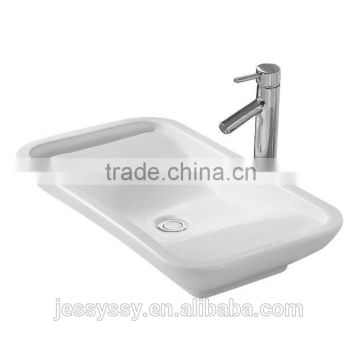 cheap white porcelain above counter wash basin size S31