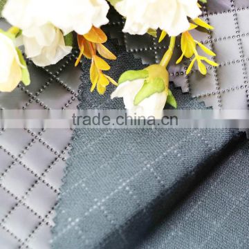 hot sell knitted fabric bonded pu coated polyester ultrasonic fabric embossed fabric                        
                                                                                Supplier's Choice