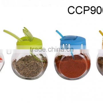 Glass spice with lid and spoon (CCP900T)