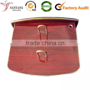 Red gloss painting wood cheap business calendar for wholesale
