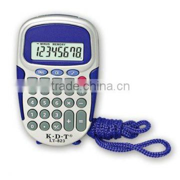 mini calculator promotion with cord calculator LT-823