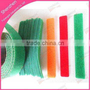 black yellow green blue white back to back hook loop Fastening Tape Strip Cable Straps Tie Roll