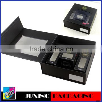Bottom price new products high quality window cosmetic boxes