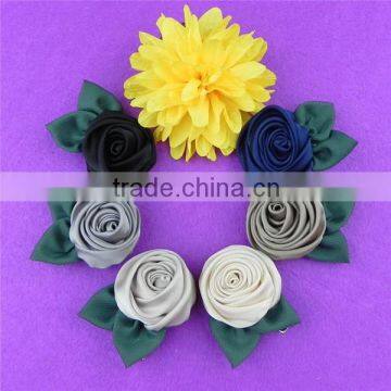 wholesale custom hair accessories fabric flower