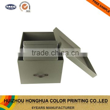 Paper Storage Box Cardboard Packaging Box Design for Home and Office Use Organizer Box